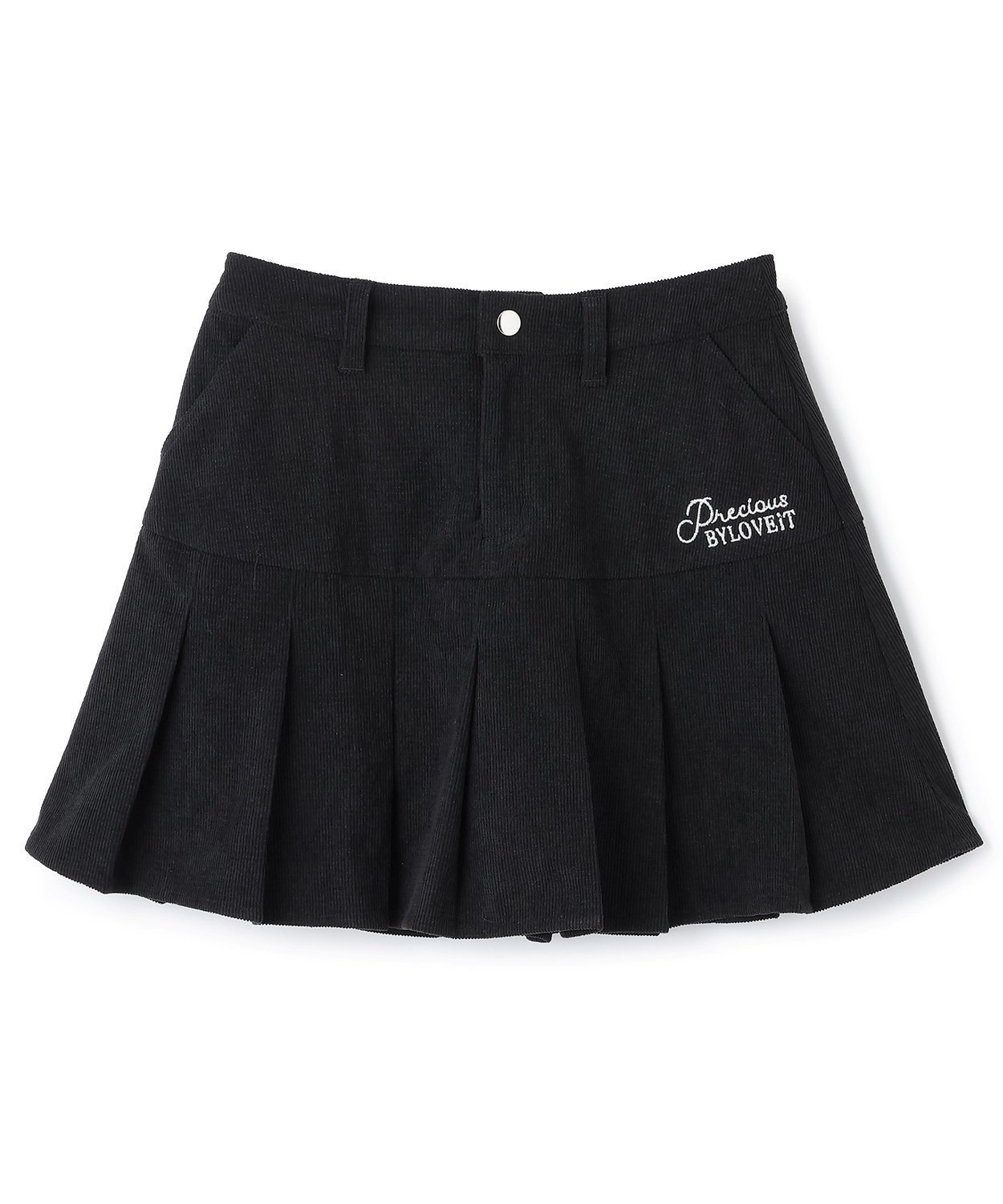 Многоярусная юбка со складками By LOVEiT, Black