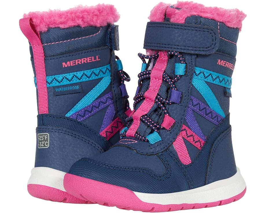 

Ботинки Merrell Snow Crush 2.0 Jr Waterproof, цвет Navy/Multi