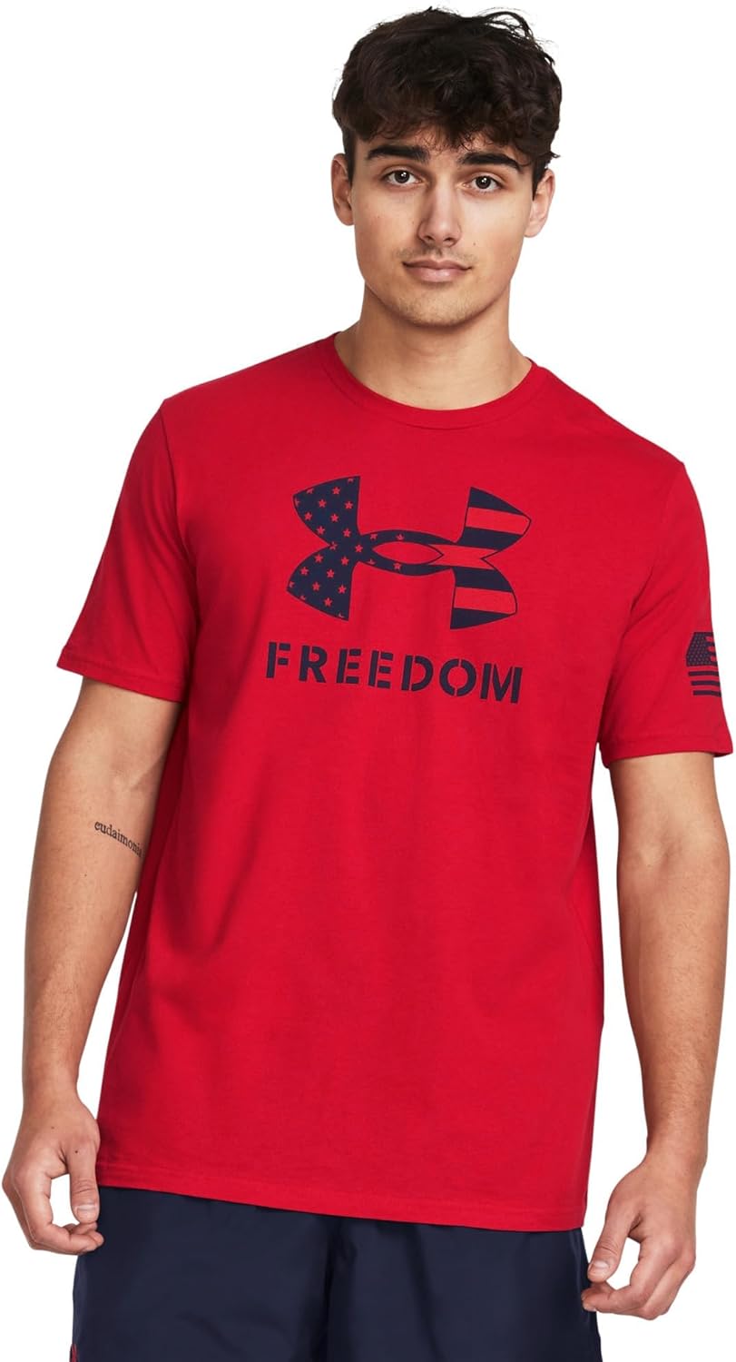 

Футболка с коротким рукавом Under Armour Freedom Graphic, (600) Red/Midnight Navy/Logo, Красный, Футболка с коротким рукавом Under Armour Freedom Graphic, (600) Red/Midnight Navy/Logo
