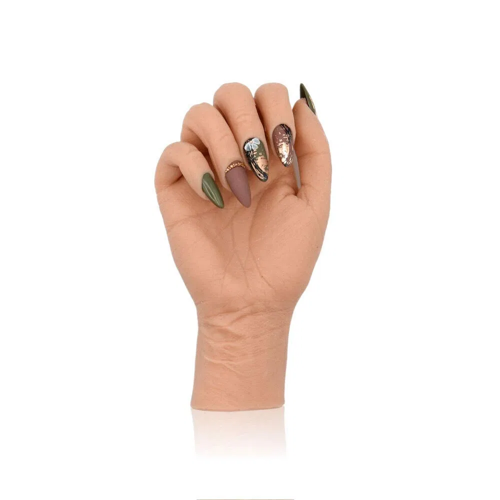 Подвижная силиконовая рука для тренировки дизайна ногтей от Lynis-Nailshop.de Lynis Nailshop