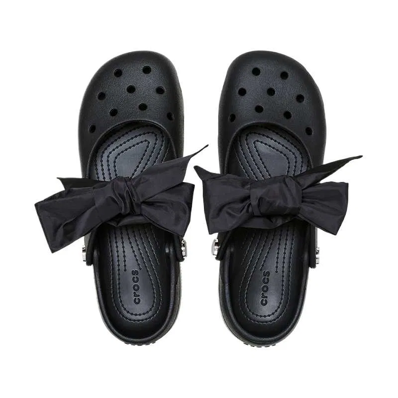 Детские сабо Crocs Kids' Clogs черные — фото 4