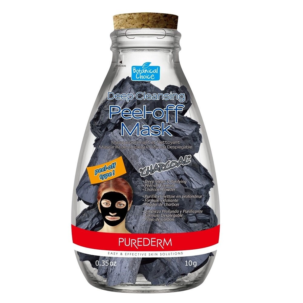 

Purederm, Deep Cleansing Peel-Off Mask черная Угольная очищающая маска 10г