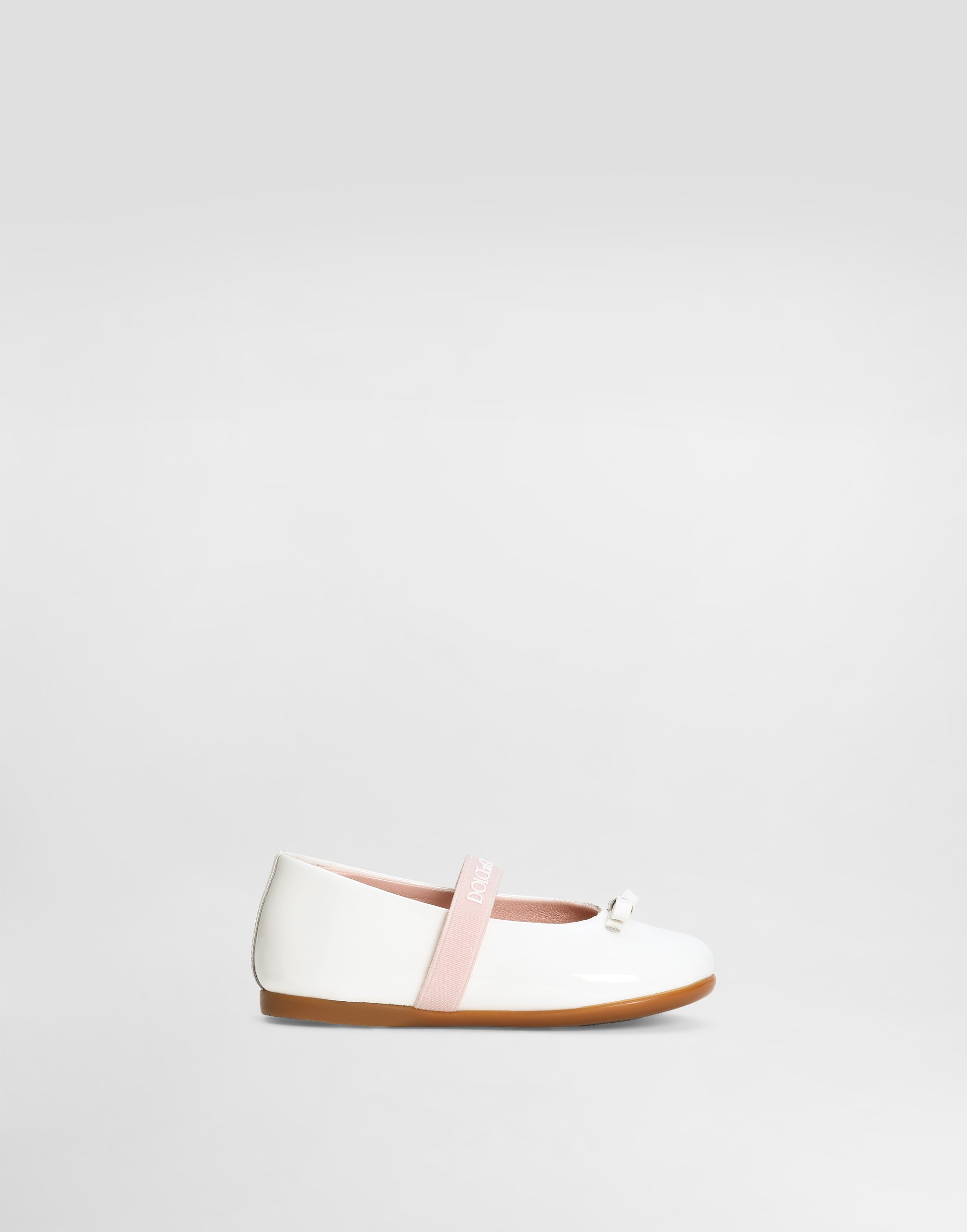 

Балетки из лакированной кожи Dolce&Gabbana, белый