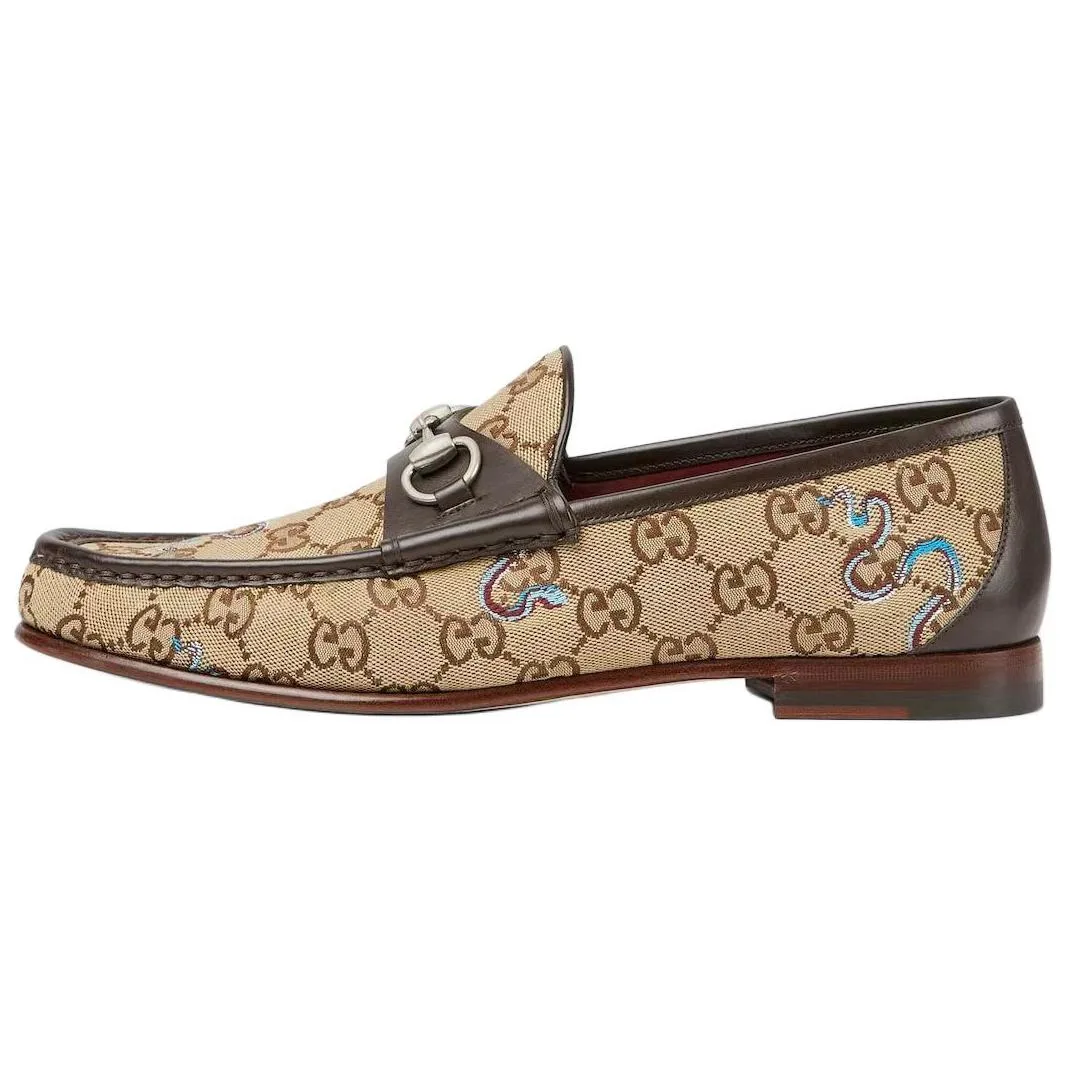 GUCCI Лоферы Horsebit 1953 мужские коричневые