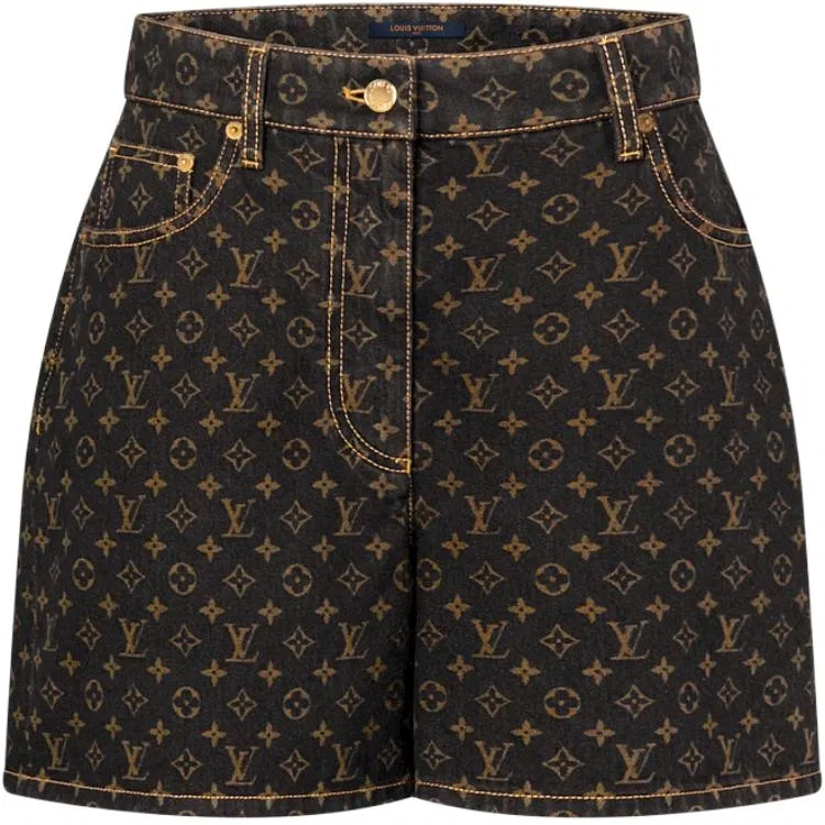 Шорты повседневные LOUIS VUITTON черные