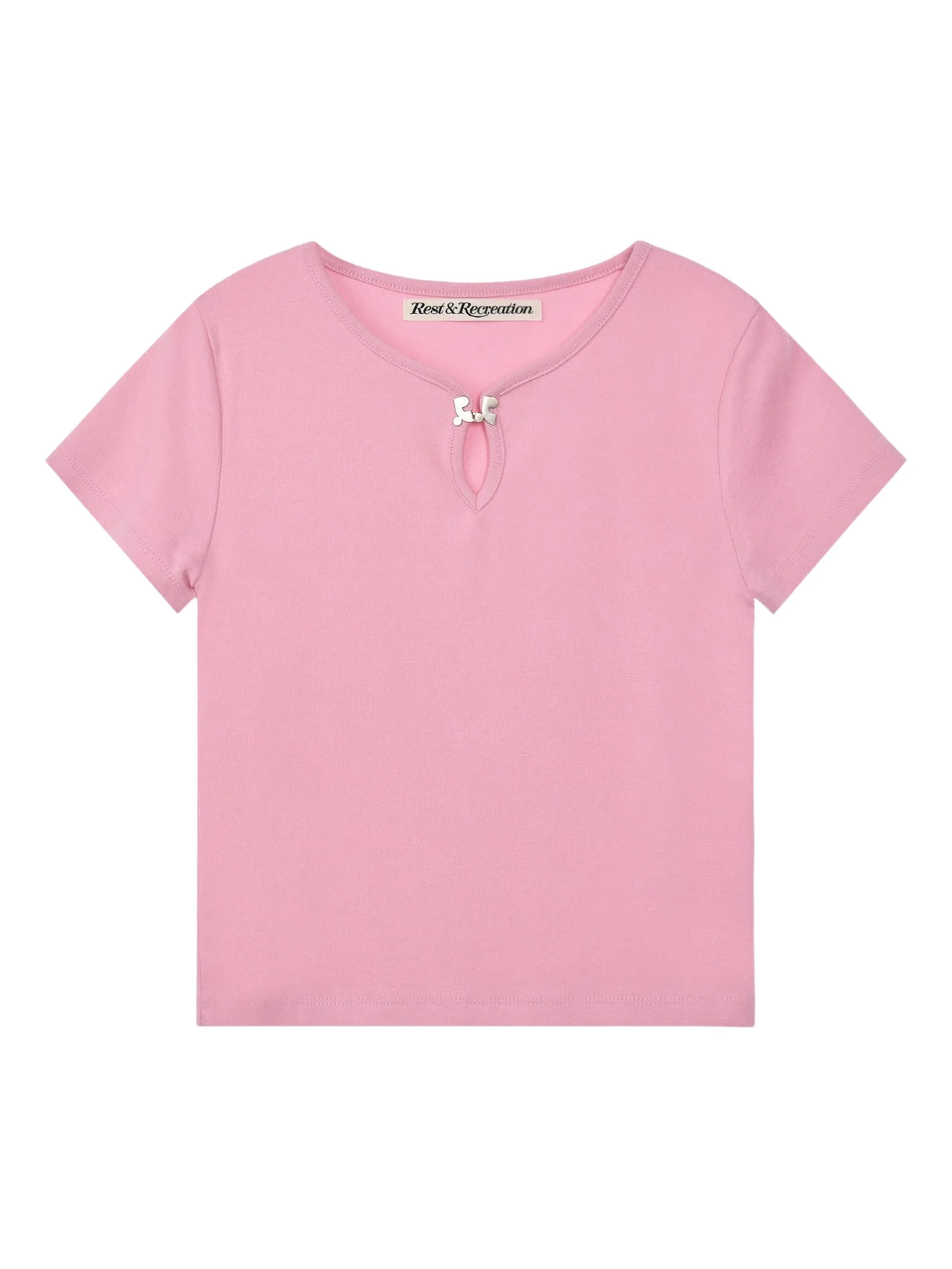 

Футболка с логотипом Rest&Recreation, розовый