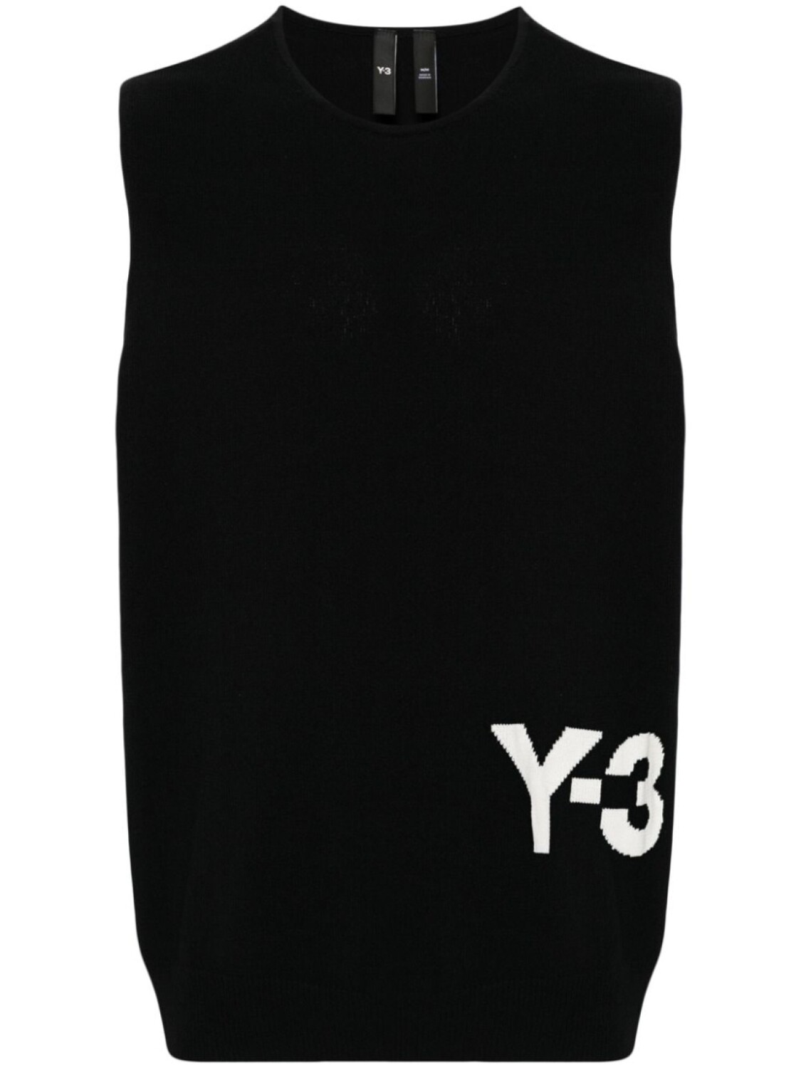 

Y-3 жилет с логотипом из коллаборации с adidas, черный