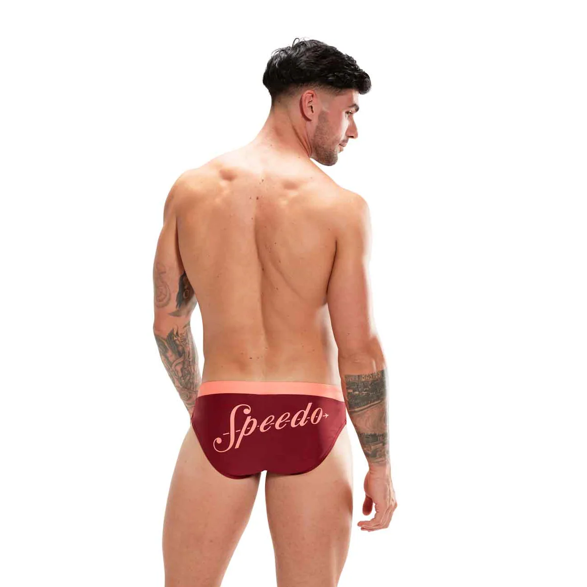 

Мужские плавки для плавания Speedo Logo Brief 7 см, красный