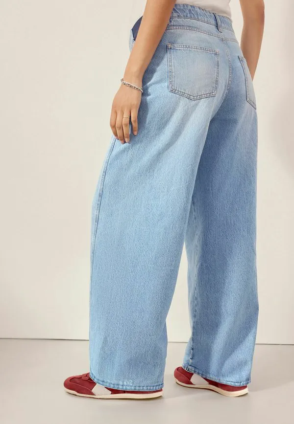 Свободные джинсы для беременных Next, Light Blue — фото 4