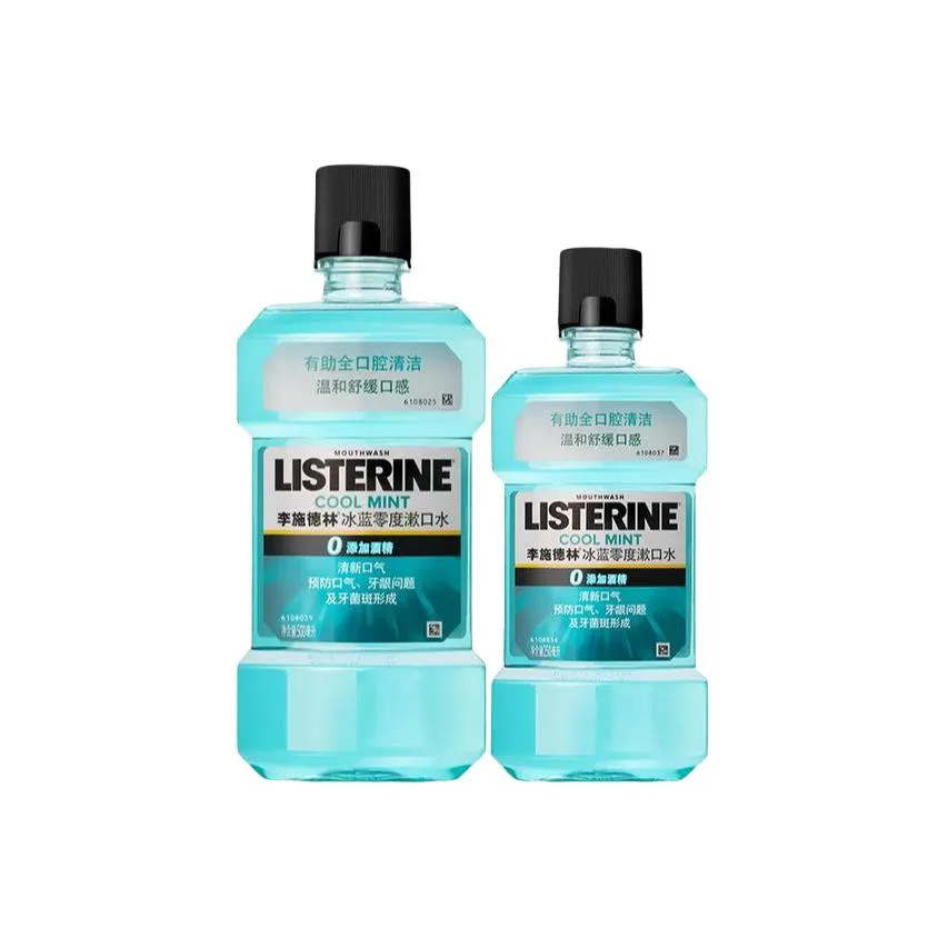 Listerine Ополаскиватель для полости рта Ice Blue против зубного налета с освежающим ароматом