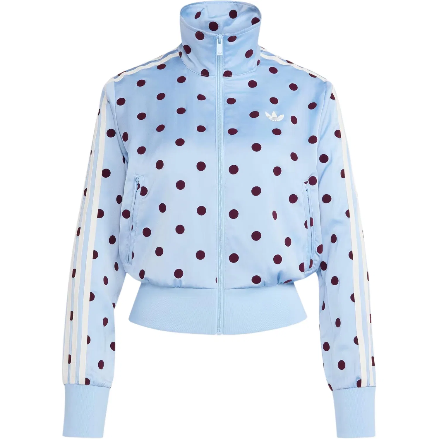 Куртка женская SATIN POLKA DOTS TT TRACK TOP Adidas Originals, Sky Blue