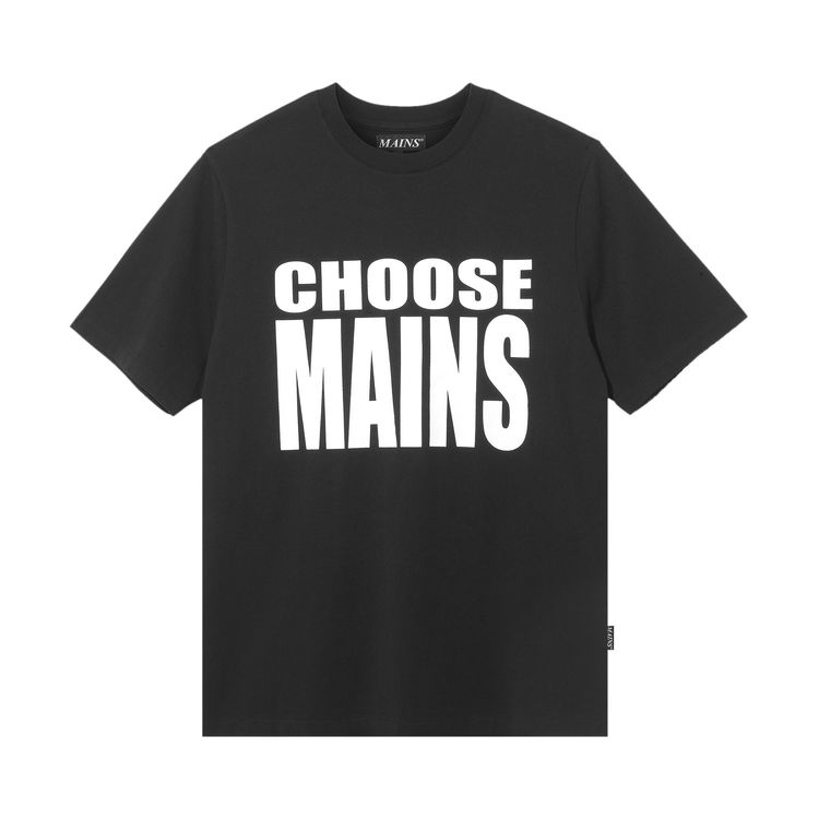 

Футболка MAINS Choose MAINS T-Shirt 'Black', черный