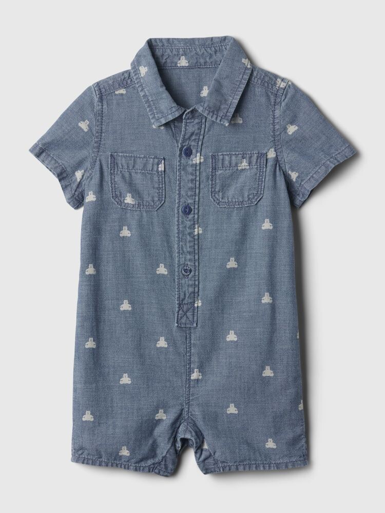 

Джинсовый комбинезон Gap, синий