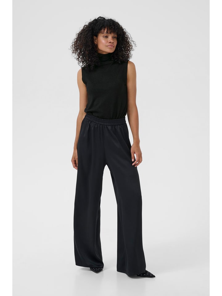 

Kaffe Черный жилет с высоким воротником