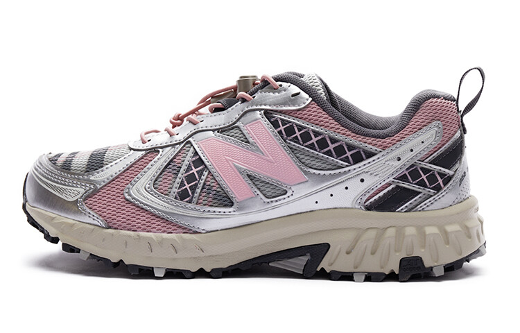 

Кроссовки NB 410 унисекс с низким верхом розовый/серебряный New Balance, розовый