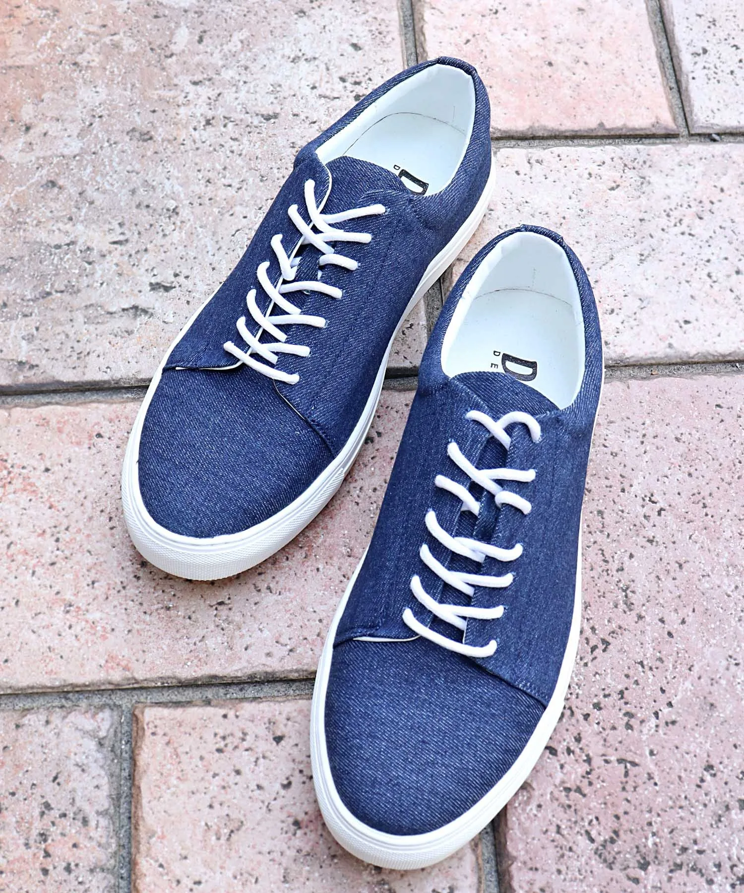 Мужские кроссовки из денима Dedes Authentic Denim Sneaker 6305 темно-синие