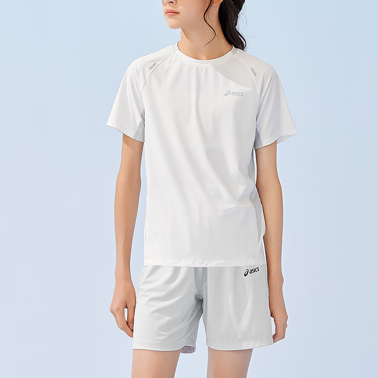 ASICS Футболка для спортивных тренировок SS25 белая унисекс — фото 3