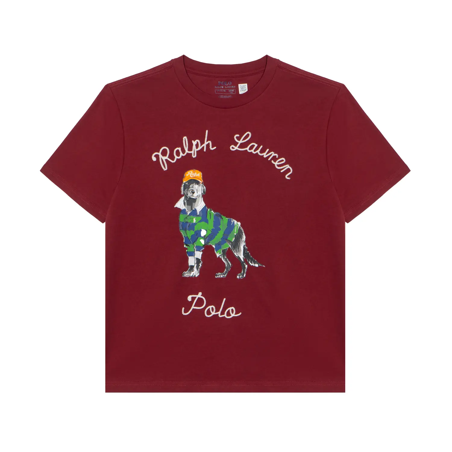 

Футболка бордовая детская Polo Ralph Lauren