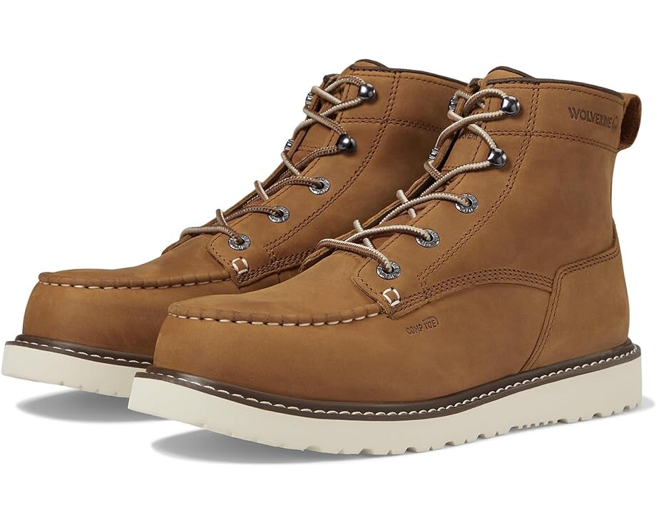 

Ботинки Wolverine Trade Wedge 6" Unlined Composite Toe, цвет Tan