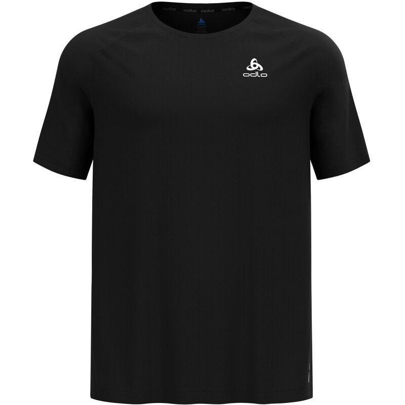 

Футболка с круглым вырезом из искусственной кожи, essentia Odlo, черный