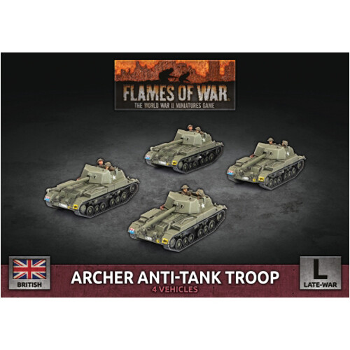 

Фигурки Flames Of War: British Archer Anti-Tank Troop