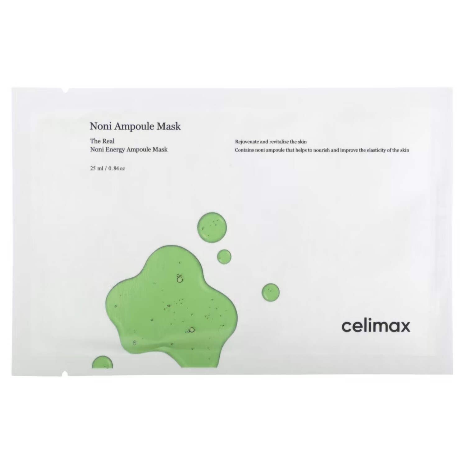 

Косметическая маска Celimax Noni Ampoule, 25 мл.