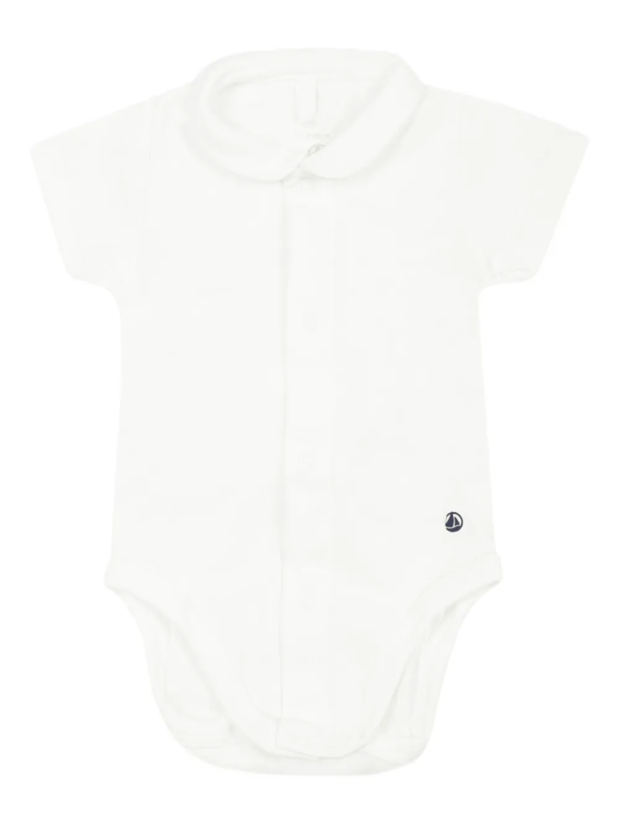

Боди из хлопка Petit Bateau, белый