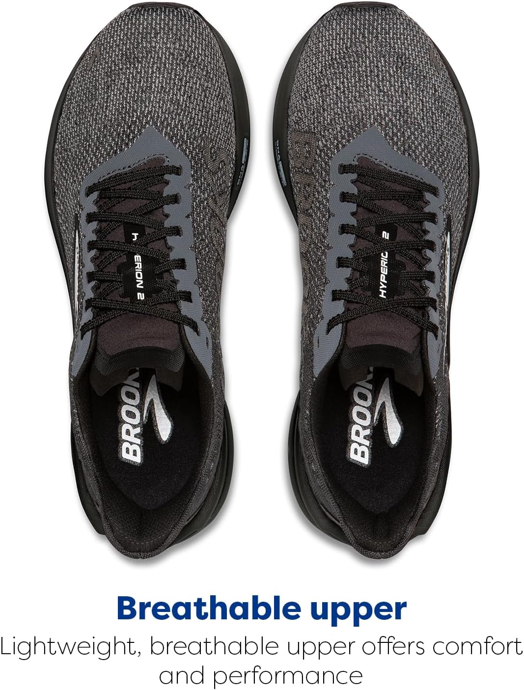 Мужские кроссовки для бега Brooks Hyperion 2 нейтральные, черный/серый — фото 4