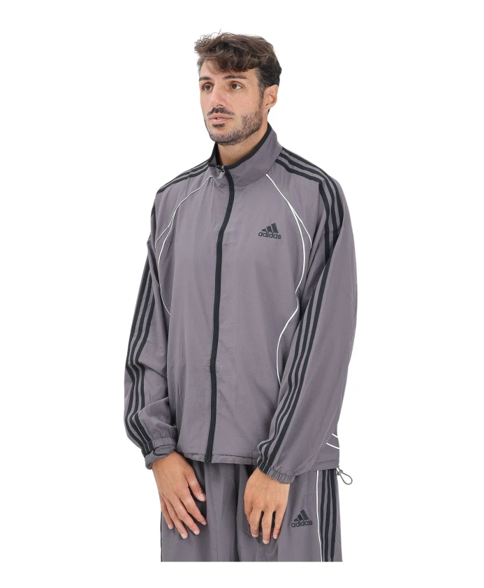 

Свитер Teamgeist adicolor с молнией Adidas Originals, серый