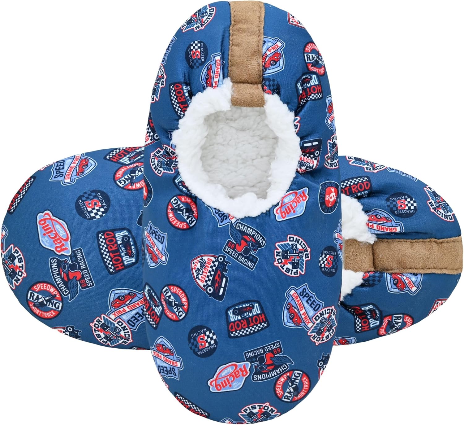 

Мужские носки-тапочки Panda Bros, низкие, супер мягкие и теплые, для дома с противоскользящей подошвой, Denim Print