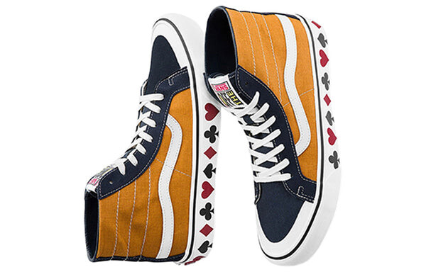 Кроссовки sk8-hi 138 decon sf 'black yellow' Vans, черный — фото 4