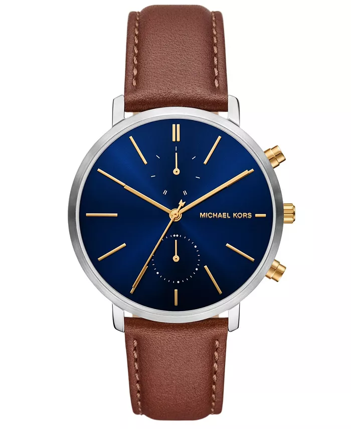 

Мужские многофункциональные кожаные часы Blake с функцией багажного индикатора, 42 мм Michael Kors