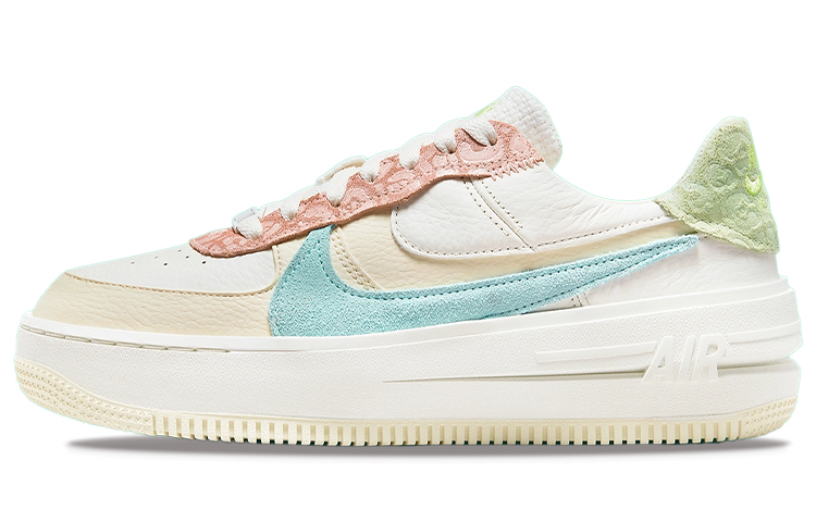 

Кроссовки Nike Air Force 1 Low PLT.AF.ORM, белый/голубой/светло-розовый