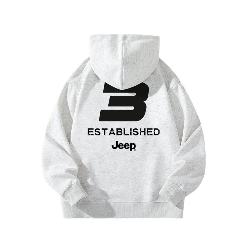 

Свитшот школьный Jeep, цвет хиттер грей