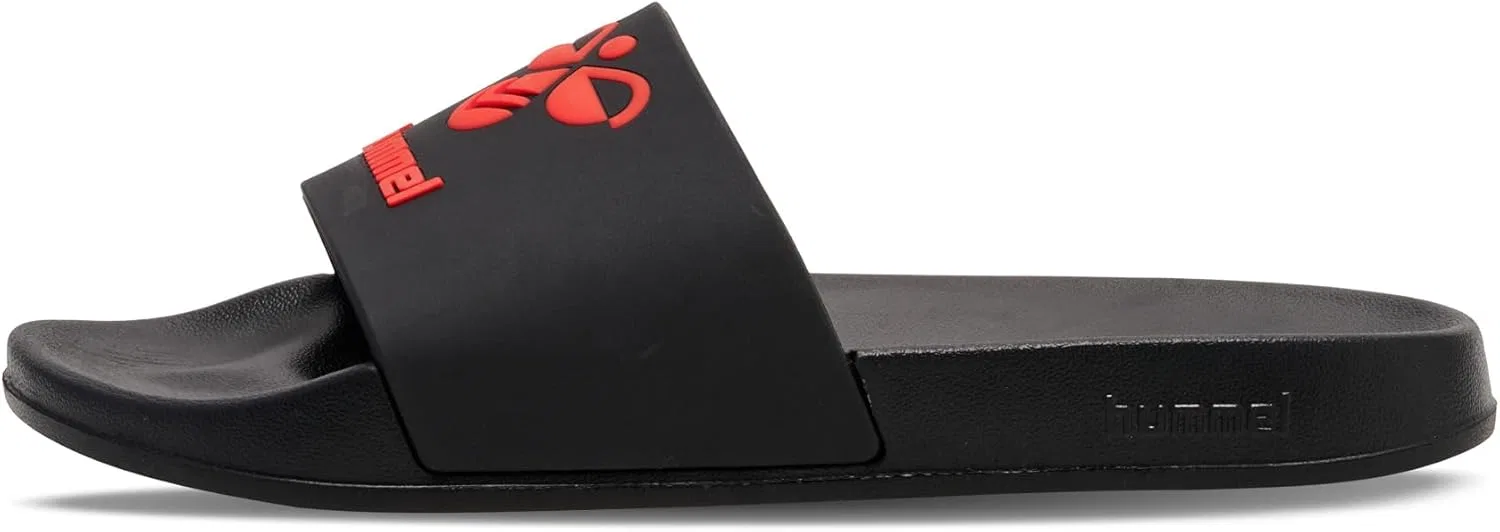 Шлепанцы Hummel HML для взрослых, черный/красный — фото 4
