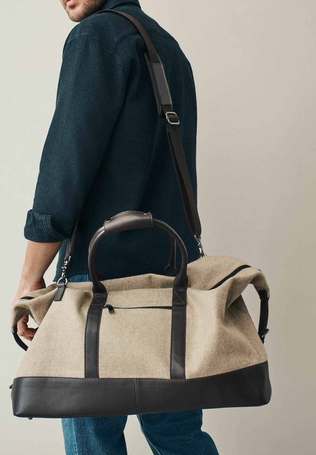 

Сумка выходного дня Holdall Next, бежевый