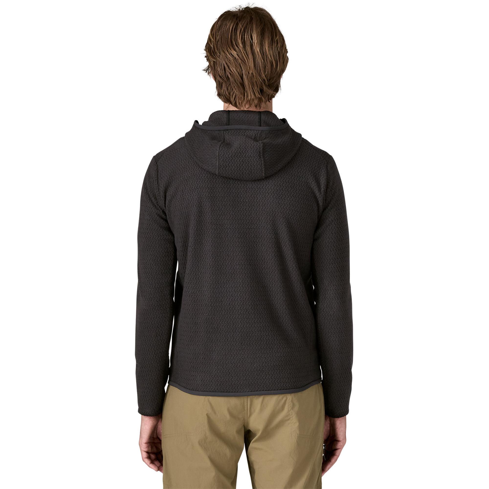 Мужская толстовка на молнии R1 Air Fleece Patagonia, Black — фото 3