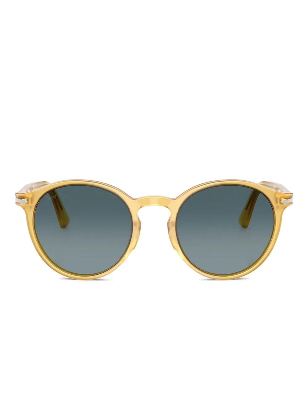 

Солнцезащитные очки в круглой оправе Persol, желтый