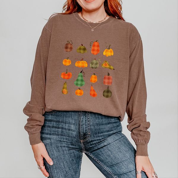 

Футболка с длинным рукавом Plaid pumpkins chart, окрашенная в готовом виде Simply Sage Market, Espresso, Зеленый, Футболка с длинным рукавом Plaid pumpkins chart, окрашенная в готовом виде Simply Sage Market, Espresso