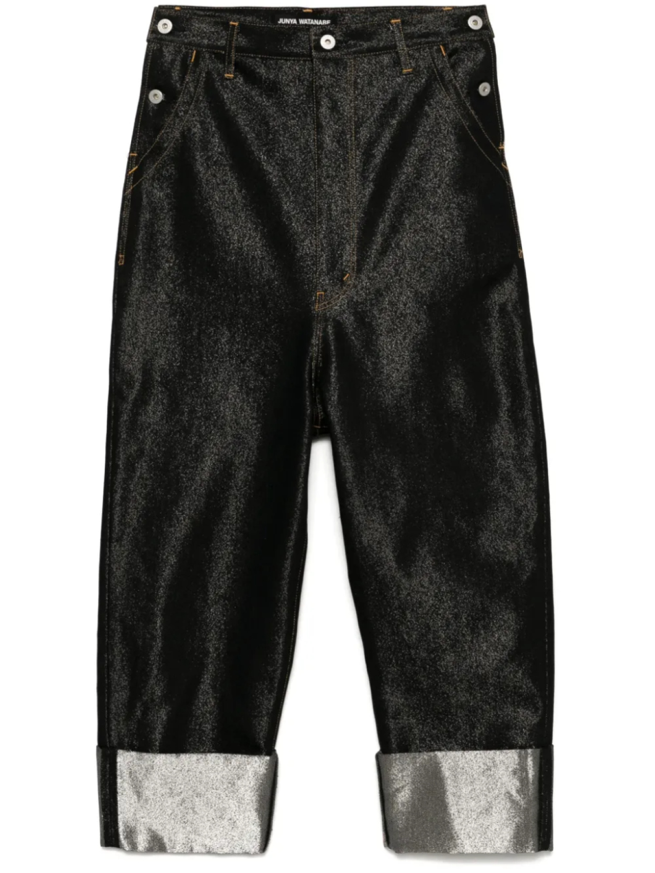 

Джинсы Junya Watanabe из ламе, черный