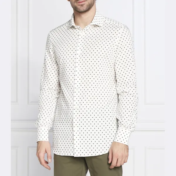 

Классический крой рубашки Emporio Armani, белый