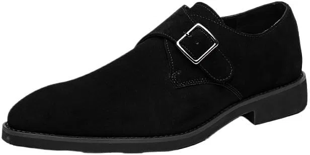 Мужские лоферы Monk Leather Fashion, Black UOPYNE