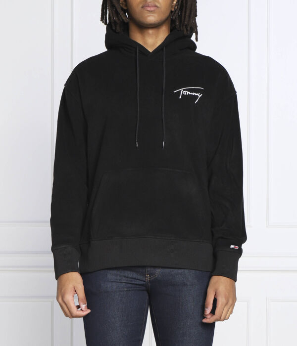 

Толстовка Tommy Jeans Relaxed Fit, черный