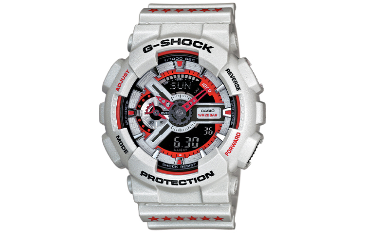 

CASIO Часы Men Liquid Crystal/Analog Dual Display Series Black Watch GA-110EH-8A