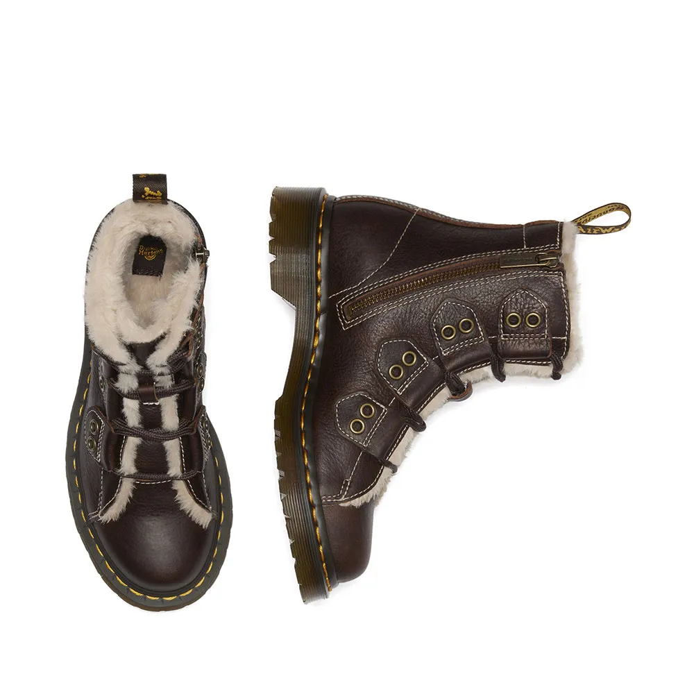 Ботинки Dr Martens 1460 Ltt Fl, коричневый — фото 4