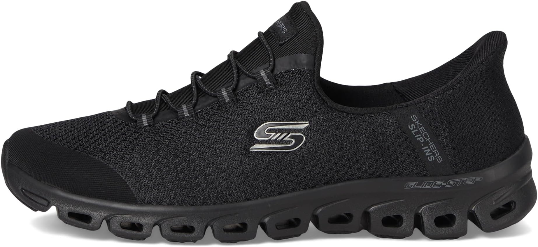 Кроссовки SKECHERS Glide Step Pursuit Hands Free Slip-Ins, Black — фото 4