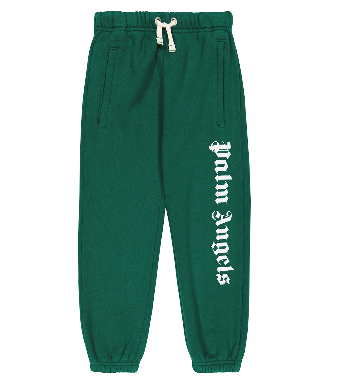 

Хлопковые спортивные штаны с логотипом Palm Angels Kids, Forest Green