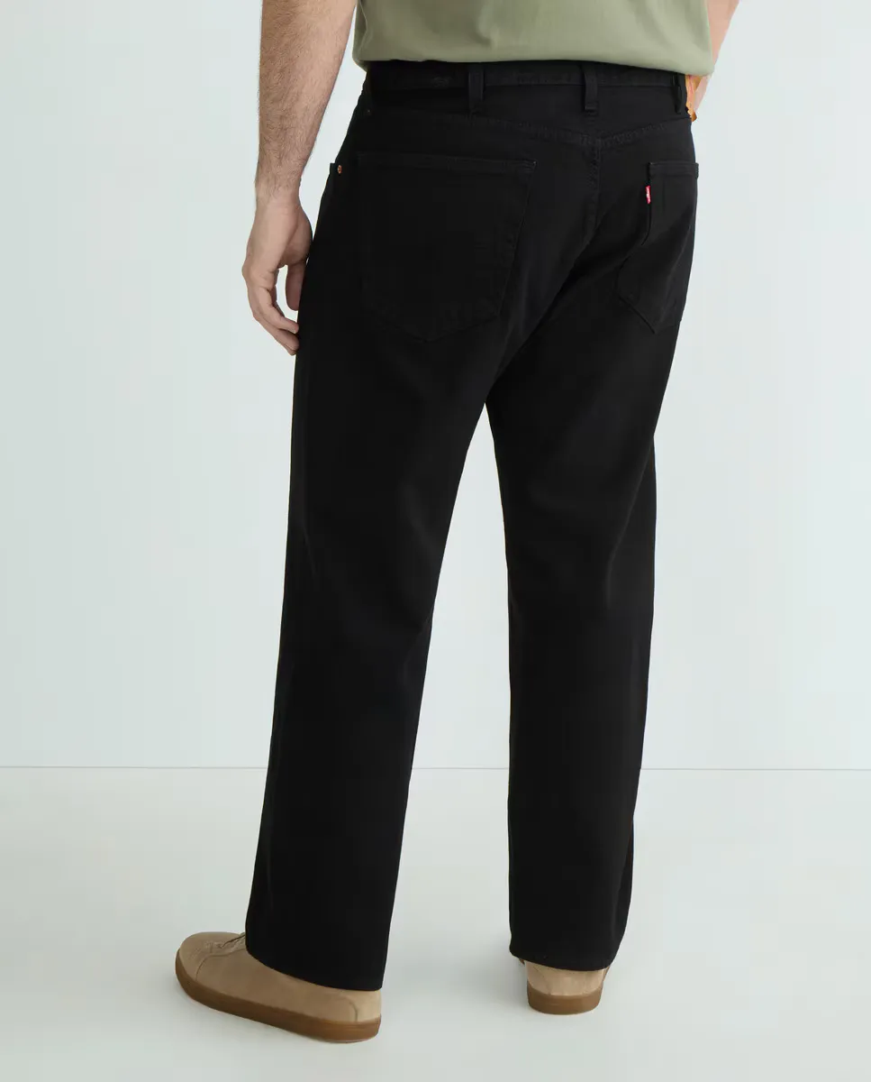 Мужские джинсы 501 Original Straight Cotton, большие размеры Levi's, черный — фото 3