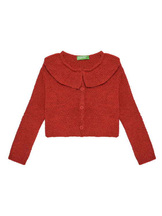

Кардиган обычного кроя 106QG500N United Colors Of Benetton, красный