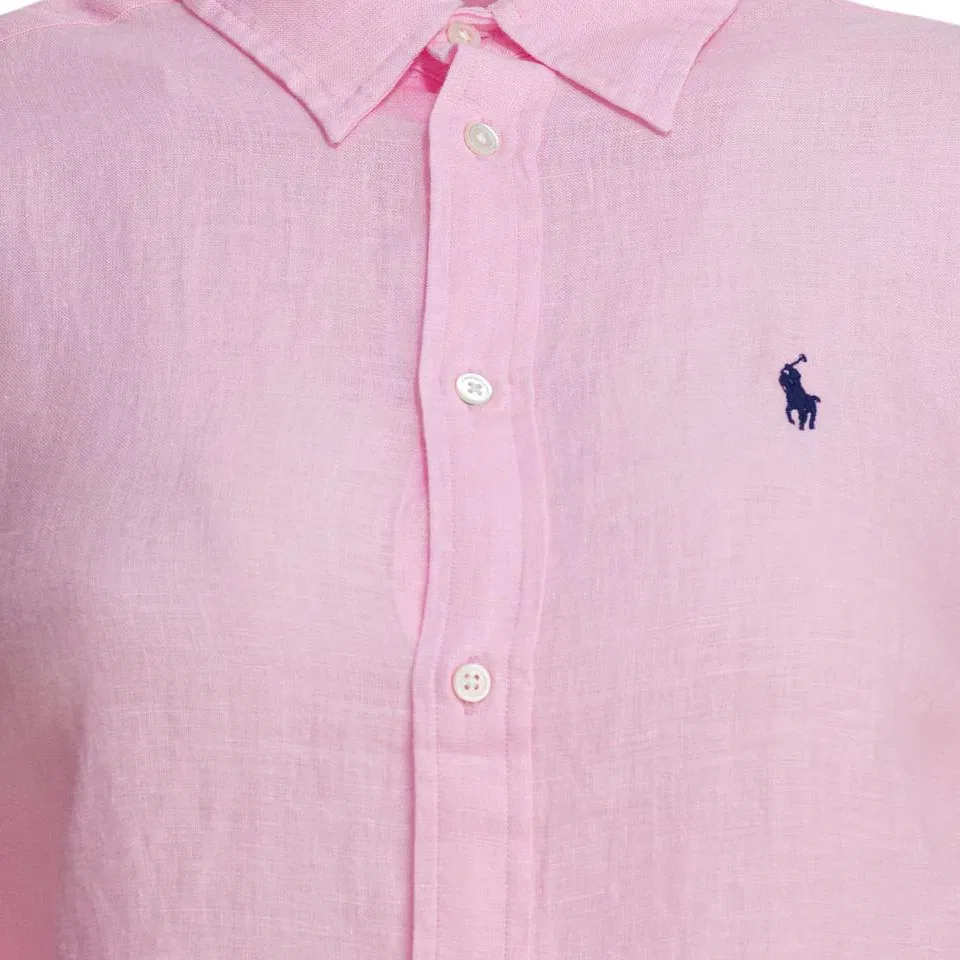 Рубашка классическая женская Polo Ralph Lauren Caramel Pink — фото 4
